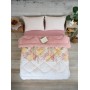 ETE HOMETEX ÇİFT KİŞİLİK LÜX WELSOFT YORGAN SETİ 195X215CM ALENA PUDRA 8696474231939